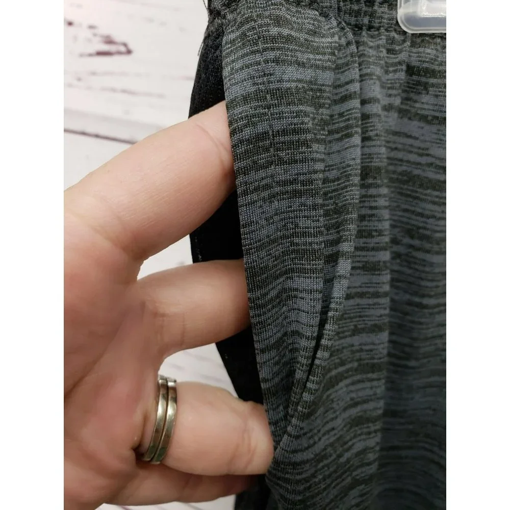 Zone Pro XL gray‎ black silver Athletic Gym Running mens Shorts
